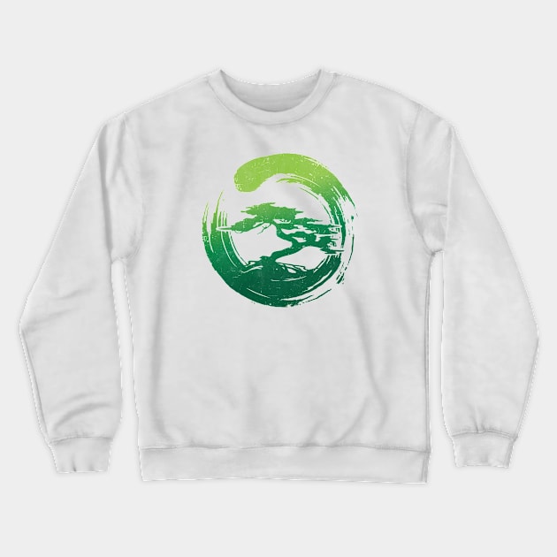 Bonsai in enso Crewneck Sweatshirt by diardo